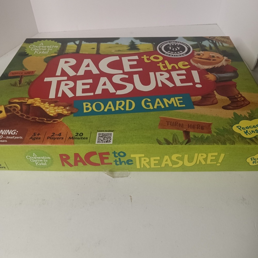 Race to the Treasure Cooperative Board Game for Kids  Peaceable Kingdom Complete